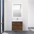 Тумба с раковиной подвесная BelBagno MARINO-H60 70 Rovere Moro, раковина белая MARINO-H60-700-2C-SO-RW-P;BB700/450-LV-MR-AST