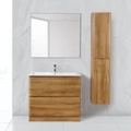 Тумба с раковиной напольная BelBagno ALBANO 80 Rovere Rustico, раковина белая ALBANO-800-2C-PIA-RR;BB800/455-LV-MR-ALR
