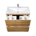 Тумба с раковиной напольная BelBagno ALBANO 80 Rovere Rustico, раковина белая ALBANO-800-2C-PIA-RR;BB800/455-LV-MR-ALR
