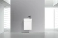PIETRA MINI База под раковину подвесная, правостороннее исполнение PIETRA MINI-400-1A-SO-BL-R, Bianco Lucido 394x217x520 PIETRA MINI-400-1A-SO-BL-R