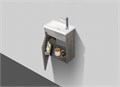 PIETRA MINI База под раковину подвесная, левостороннее исполнение PIETRA MINI-460-1A-SO-SCM-L, Stucco Cemento 454x257x520 PIETRA MINI-460-1A-SO-SCM-L