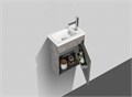 PIETRA MINI База под раковину подвесная, левостороннее исполнение PIETRA MINI-460-1A-SO-SCM-L, Stucco Cemento 454x257x520 PIETRA MINI-460-1A-SO-SCM-L