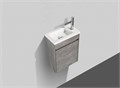 PIETRA MINI База под раковину подвесная, левостороннее исполнение PIETRA MINI-460-1A-SO-SCM-L, Stucco Cemento 454x257x520 PIETRA MINI-460-1A-SO-SCM-L