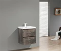 PIETRA MINI База под раковину подвесная с двумя выкатными ящиками PIETRA MINI-500-2C-SO-PT, Stone 494x395x535 PIETRA MINI-500-2C-SO-PT