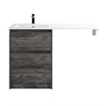 Тумба с раковиной напольная BelBagno KRAFT-LVD-58/120-L Pino Pasadena, раковина белая KRAFT-LVD-580/1200-2C-PIA-PP