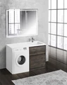 Тумба с раковиной напольная BelBagno KRAFT-LVD-58/120-R Pino Pasadena, раковина белая KRAFT-LVD-580/1200-2C-PIA-PP;BB1200/480-LV-MR-R