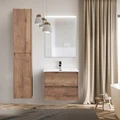 Тумба с раковиной подвесная BelBagno KRAFT 70 Rovere Tabacco, раковина белая KRAFT-700-2C-SO-RT;BB700ETL