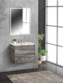 Тумба с раковиной подвесная BelBagno KRAFT 39 70 Pino Pasadena, раковина белая KRAFT 39-700/390-2C-SO-PP;BB700/390ETL