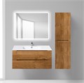 Тумба с раковиной подвесная BelBagno ETNA 100  Rovere Nature, раковина белая ETNA-1000-2C-SO-RN-P;BB1000ETL