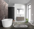 Тумба с раковиной подвесная BelBagno ALBANO 100 Pino Scania, раковина белая ALBANO-1000-2C-SO-PS;BB1000/455-LV-MR-ALR