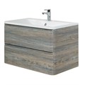 Тумба с раковиной подвесная BelBagno ALBANO 100 Pino Scania, раковина белая ALBANO-1000-2C-SO-PS;BB1000/455-LV-MR-ALR