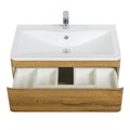 Тумба с раковиной подвесная BelBagno ALBANO 100 Rovere Rustico, раковина белая ALBANO-1000-2C-SO-RR;BB1000/455-LV-MR-ALR