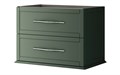 TIFFANY Тумба подвесная под раковину с двумя выдвижными ящиками, 55330 Verde opaco, 74x46x55 55330