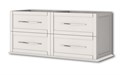 TIFFANY База под раковину с 4-мя выдвижными ящиками  54954 Bianco opaco, 120x46x55 54954