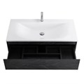 Тумба с раковиной подвесная CEZARES MOLVENO 100 Antracite, раковина белая MOLVENO-100-2C-SO-ANTR;CEZ1000/500-LV-MR
