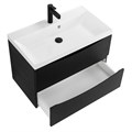 Тумба с раковиной подвесная BelBagno MARINO 80 Rovere Cioccolato Amaro, раковина белая MARINO-800-2C-SO-RCA-P