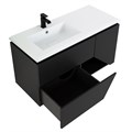 Тумба с раковиной подвесная CEZARES Collection 1973 105 Nero Grafite 55194;50213