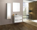 Тумба с раковиной подвесная CEZARES COMFORT 75 Bianco lucido, раковина белая 54356;50132