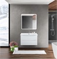 Тумба с раковиной подвесная BelBagno MARINO-CER 70 Bianco Lucido , раковина белая MARINO-CER-700-2C-SO-BL-P;BB-0321-70-LVB