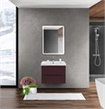 Тумба с раковиной подвесная BelBagno MARINO-CER 60 Bordo Lucido, раковина белая MARINO-CER-600-2C-SO-BRDL-P;BB-0320-60-LVB