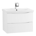 Тумба с раковиной подвесная BelBagno MARINO-CER 60 Bianco Opaco, раковина белая MARINO-CER-600-2C-SO-BO-P;BB-0320-60-LVB