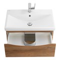 Тумба с раковиной подвесная BelBagno MARINO-CER 60 Rovere Rustico, раковина белая MARINO-CER-600-2C-SO-RR-P;BB-0320-60-LVB