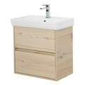 Тумба с раковиной подвесная BelBagno NEON 60 Pino Bianco, раковина белая NEON-600-2C-SO-PB;19050