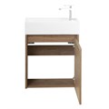 Тумба с раковиной подвесная BelBagno KRAFT MINI 50 Rovere Tabacco правосторонняя, раковина белая KRAFT MINI-500/260-1A-SO-RT-R;7045-KL