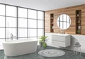 Тумба с раковиной подвесная BelBagno ALBANO-CER 80 Rovere Vintage Bianco, раковина белая ALBANO-CER-800-2C-SO-RVB;12080-KL