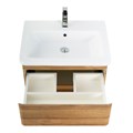 Тумба с раковиной подвесная BelBagno ALBANO-CER 50 Rovere Rustico, раковина белая ALBANO-CER-500-2C-SO-RR;12050-KL
