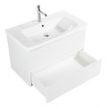 Тумба с раковиной подвесная BelBagno ALBANO-CER 80 Bianco Lucido, раковина белая ALBANO-CER-800-2C-SO-BL;12080-KL