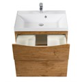 Тумба с раковиной подвесная BelBagno MARINO-H60 70 Rovere Nature, раковина белая MARINO-H60-700-2C-SO-RN-P;BB700/450-LV-MR-AST