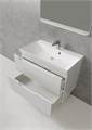 Тумба с раковиной подвесная BelBagno VITTORIA 90 Bianco Lucido, раковина белая VITTORIA-900-2C-SO-BL