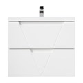 Тумба с раковиной подвесная BelBagno VITTORIA 90 Bianco Lucido, раковина белая VITTORIA-900-2C-SO-BL
