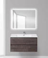 Тумба с раковиной подвесная BelBagno PIETRA 100 Stone, раковина белая PIETRA-1000-2C-SO-PT
