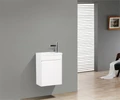 PIETRA MINI База под раковину подвесная, левостороннее исполнение PIETRA MINI-460-1A-SO-BL-L, Bianco Lucido 454x257x520 PIETRA MINI-460-1A-SO-BL-L