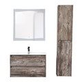 Тумба с раковиной подвесная BelBagno KRAFT 80 Pino Pasadena, раковина белая KRAFT-800-2C-SO-PP
