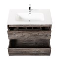 Тумба с раковиной подвесная BelBagno KRAFT 80 Pino Pasadena, раковина белая KRAFT-800-2C-SO-PP