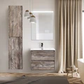 Тумба с раковиной подвесная BelBagno KRAFT 70 Pino Pasadena, раковина белая KRAFT-700-2C-SO-PP;BB700ETL