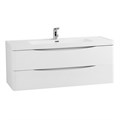 Тумба с раковиной подвесная BelBagno ANCONA-N 120 Bianco Lucido, раковина белая ANCONA-N-1200-2C-SO-BL;EA-1200-LVB