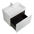 Тумба с раковиной подвесная выдвижными ящиком и внутренним ящиком CEZARES PREMIUM 70 Bianco opaco, раковина белая 55396;50313