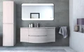 Тумба с раковиной подвесная CEZARES VAGUE 138 Rovere Sbiancato 54847;54848;54849