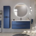Тумба с раковиной подвесная CEZARES ECO-CER 120 Sapfiro, раковина белая ECO-CER-1200-2C-SO-SPF-P;CZR-NAT-120-LVB