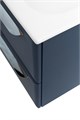 Тумба с раковиной подвесная CEZARES ECO-CER 60 Grafito, раковина белая ECO-CER-600-2C-SO-GR-P;CZR-NAT-60-LVB