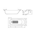 Ванна стальная UNIVERSAL HG 150*70 белая 3,5 mm без отв. д/ручек/18 шт./ S398019AH000000 (B50HAH001) B50H б/руч
