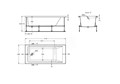 EASY ванна акриловая прямоугольная 170x80 белая Z.RU93.0.762.4
