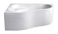 Ванна акриловая Santek Ибица асимметричная 160х100 левосторонняя белая 1.WH11.2.036