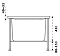 Бали НОВА - Ванна акриловая 170х75 пристенная БАВ0104 БАВ0104