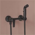 Смеситель с гигиеническим душем, матовый черный, Ray, IDDIS, RAYBL00i08 RAYBL00i08