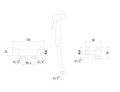 Смеситель для биде Fmark (FS-FXQ01Q) FS-FXQ01Q
